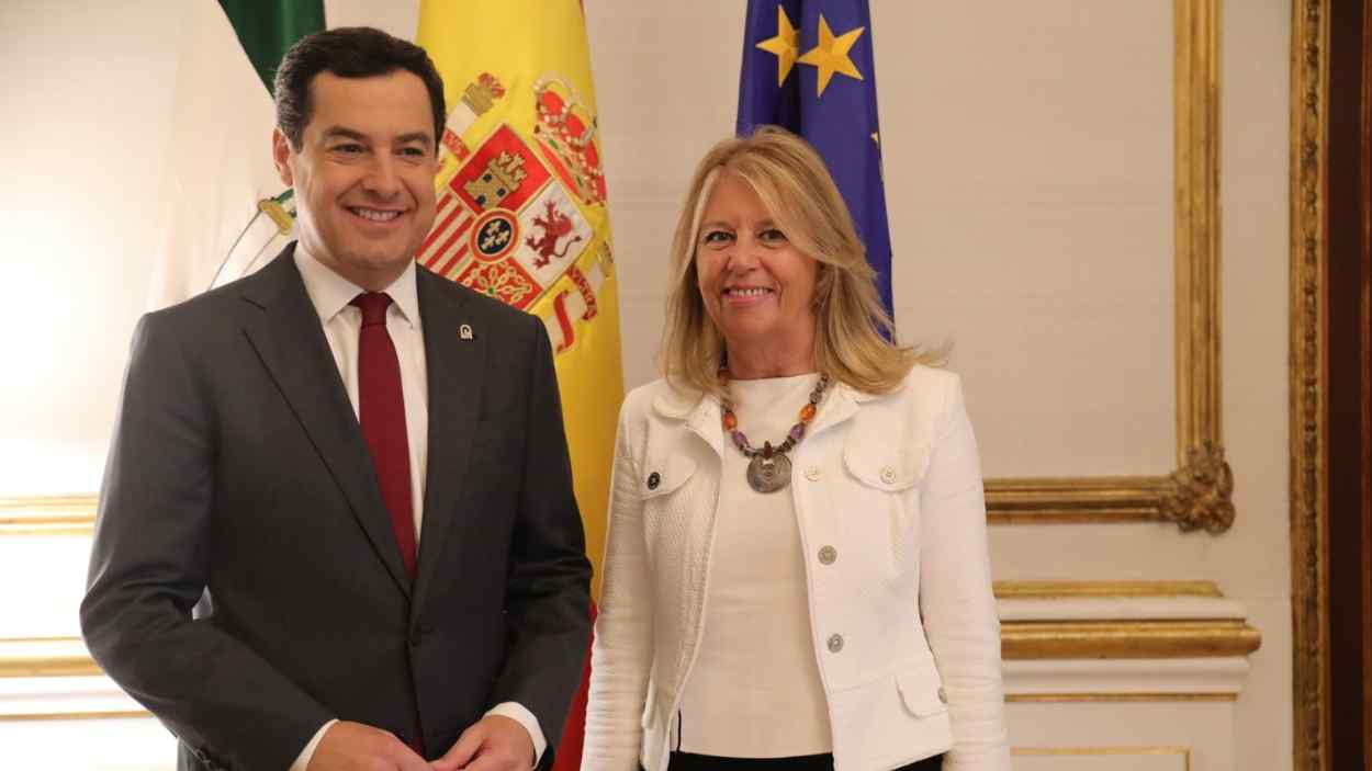 Juan Manuel Moreno Bonilla y Ángeles Muñoz. EP