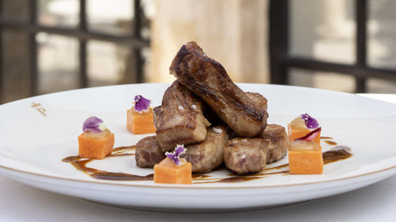 parador ciudad rodrigo gastronomia