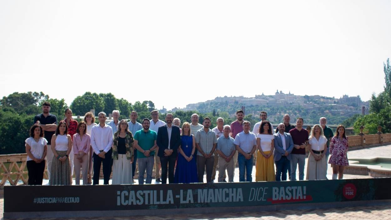 El PSOE de Castilla-La Mancha presenta la campaña “Justicia para el Tajo ¡Cumplimiento íntegro de sentencias ya!”. PSOE CLM