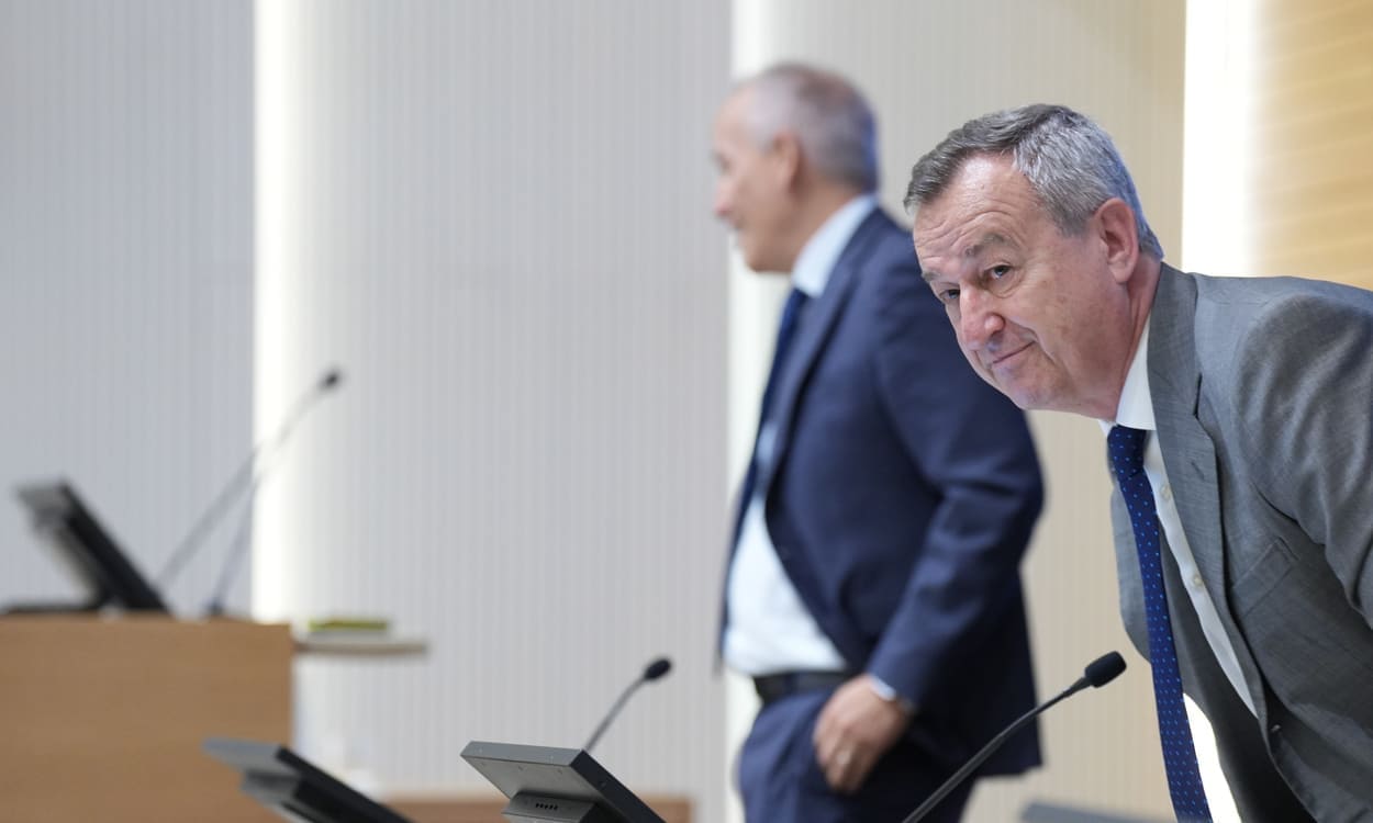 El CEO de Banc Sabadell, César González-Bueno, explica la operación de TSB. EP