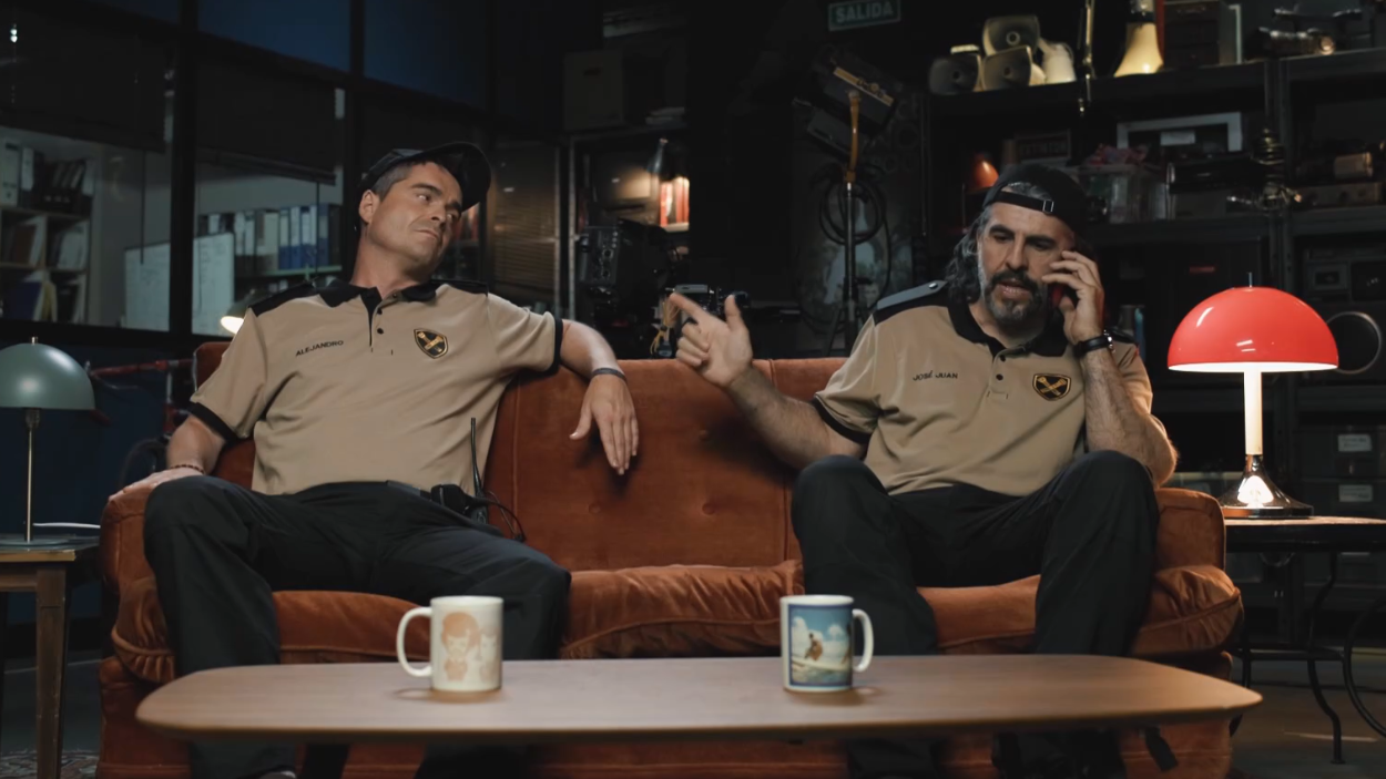 Alex Clavero y JJ Vaquero en la promo de La Garita