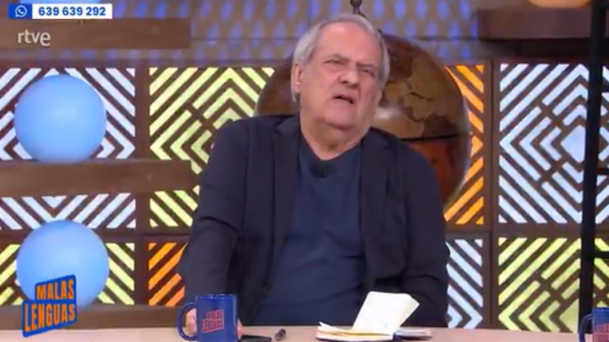 Javier Aroca en 'Malas lenguas'. TVE