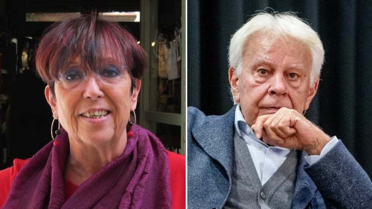 Maruja Torres y Felipe González. EP