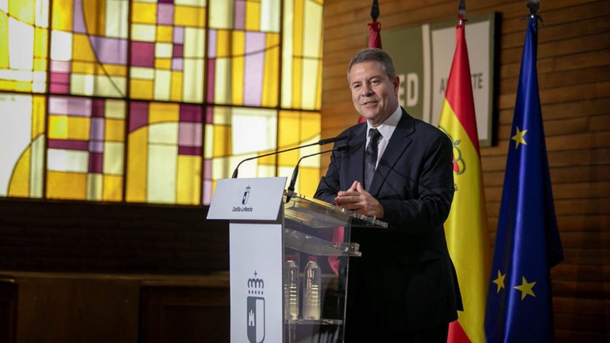 Emiliano García-Page, presidente de Castilla-La Mancha. JCCM.