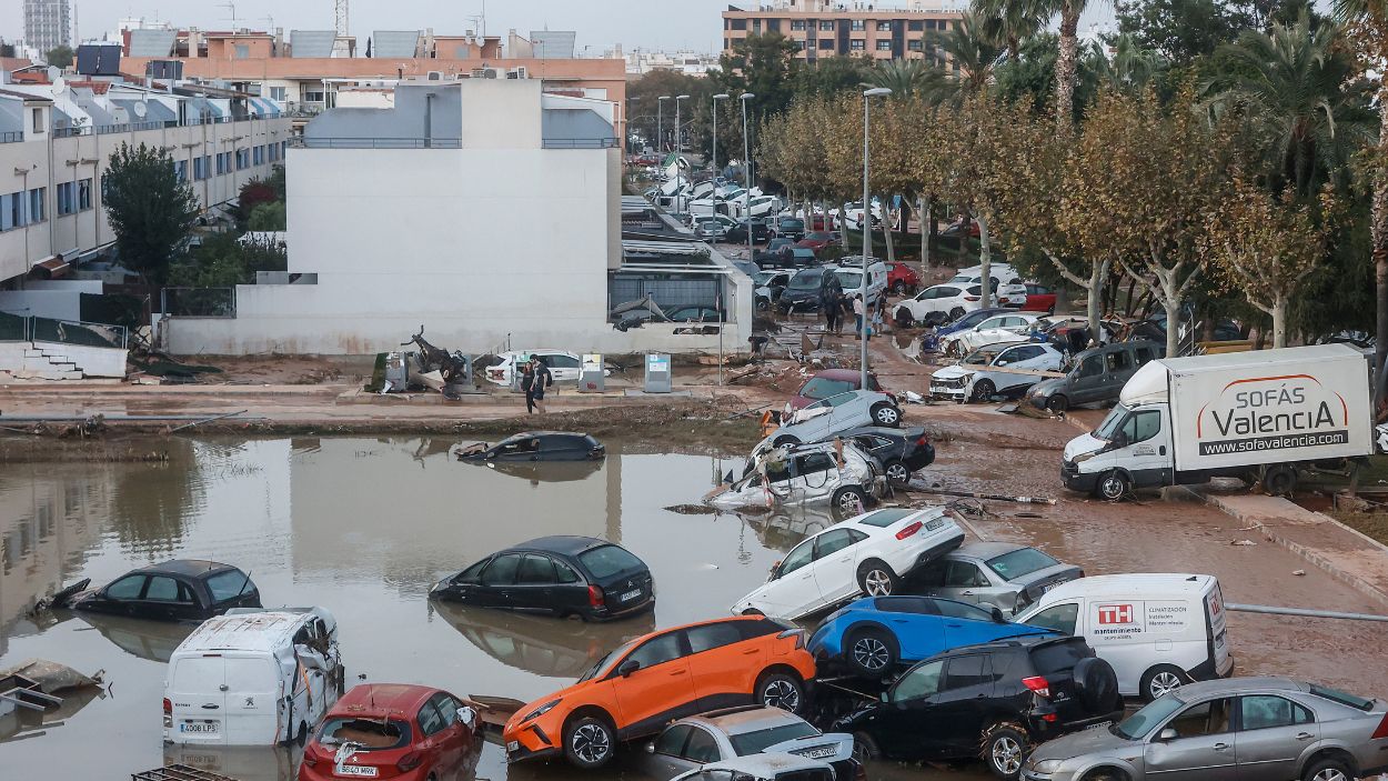 Zona de Alfafar después de la DANA. EP.