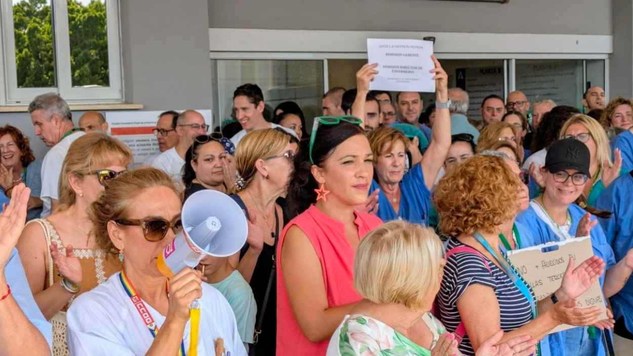 Protestas en Málaga por los recortes sanitarios. EP