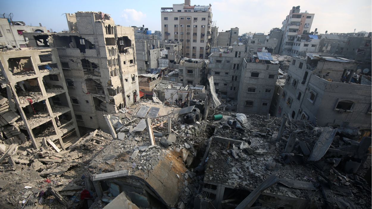 Destrucción en la Franja de Gaza. EP.