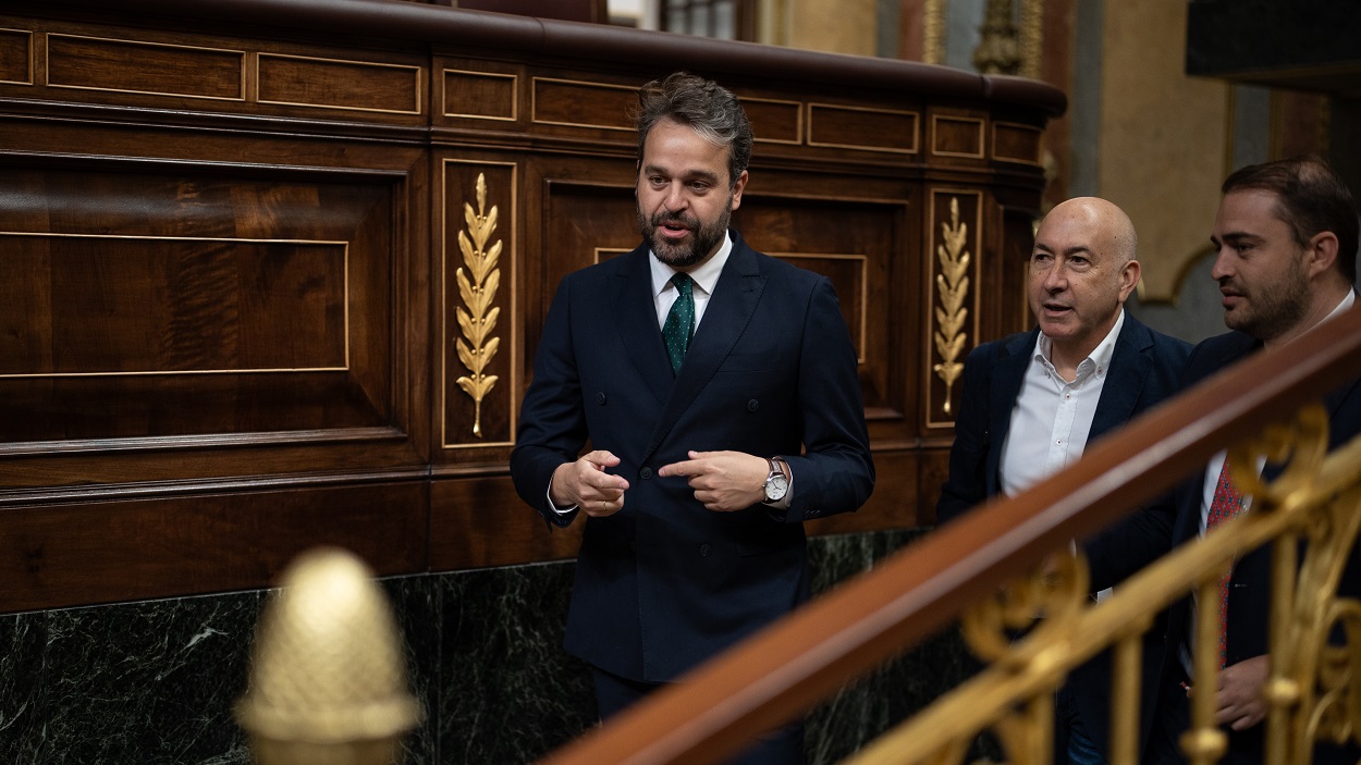 El diputado del PSOE Juanfran Serrano. EP
