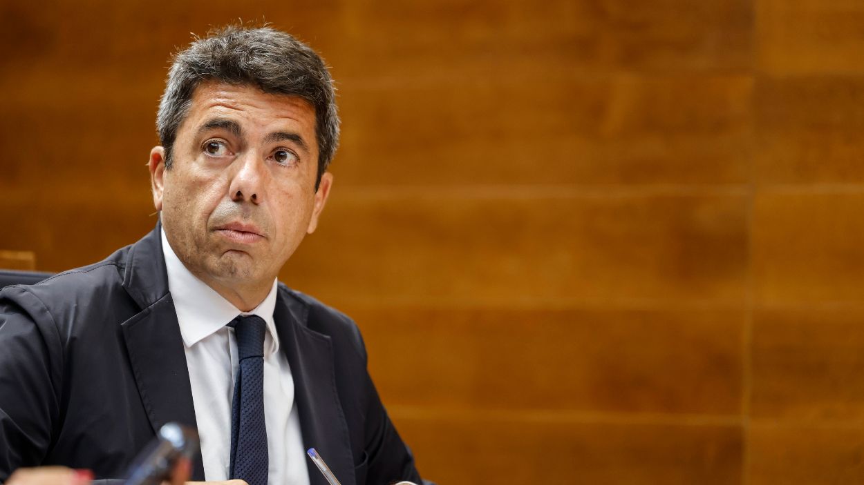 El presidente de la Generalitat valenciana, Carlos Mazón.EP.