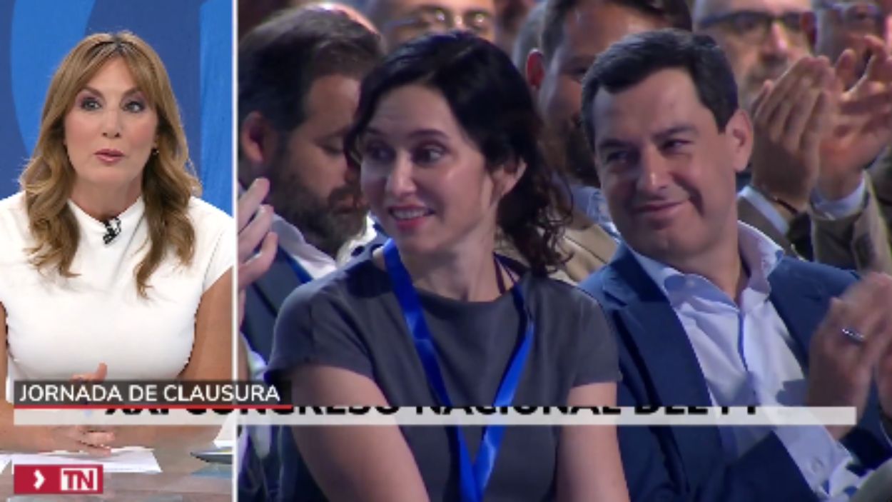 Laura Gómez en 'Especial informativo'. Telemadrid