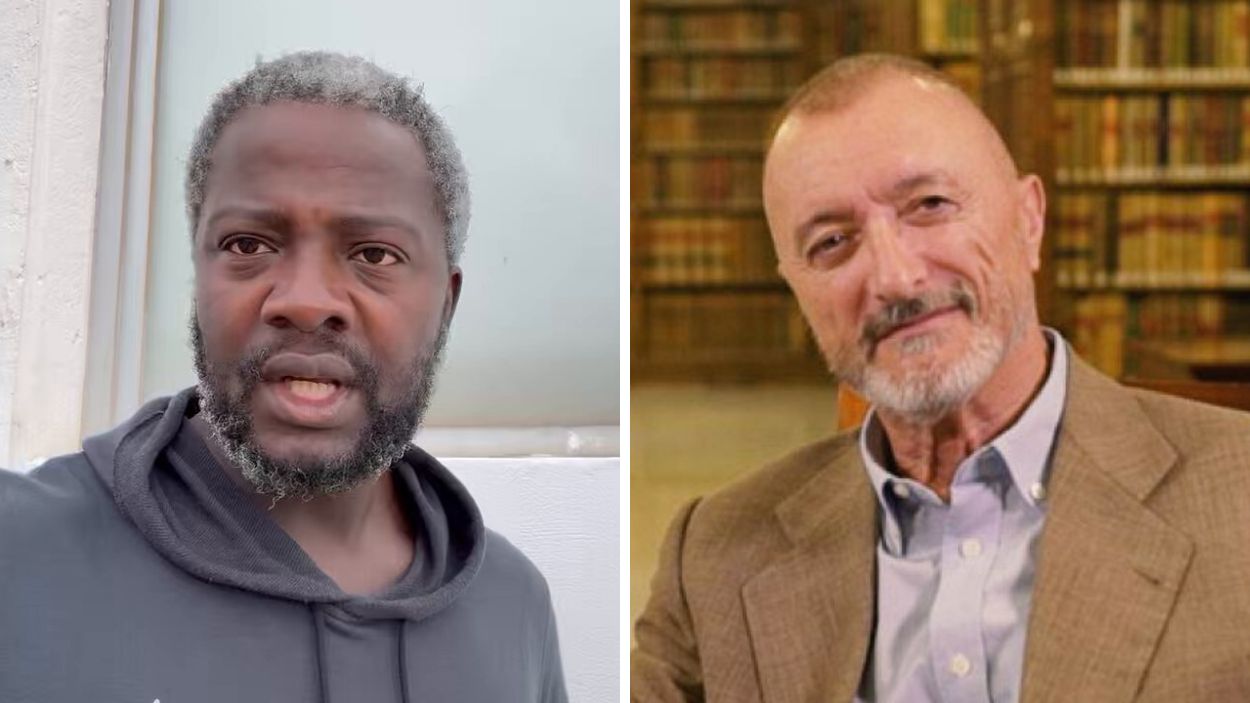 Bertrand Ndongo y Pérez Reverte.