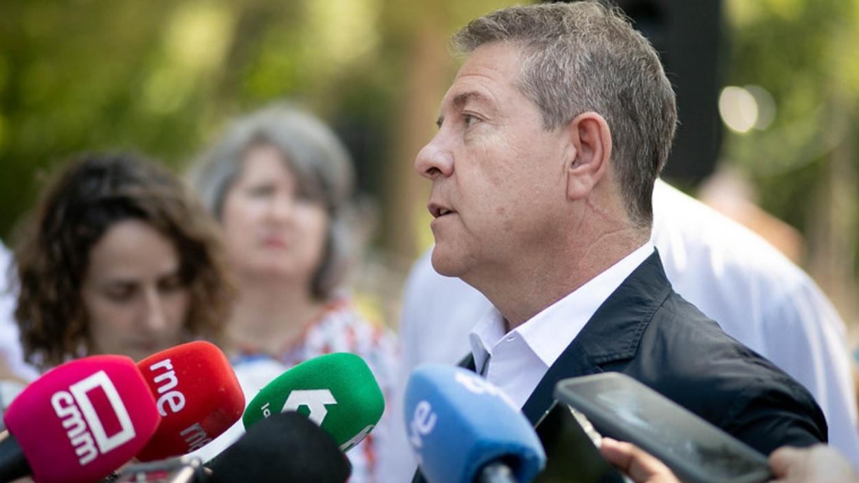 Emiliano García-Page, presidente de Castilla-La Mancha. JCCM.