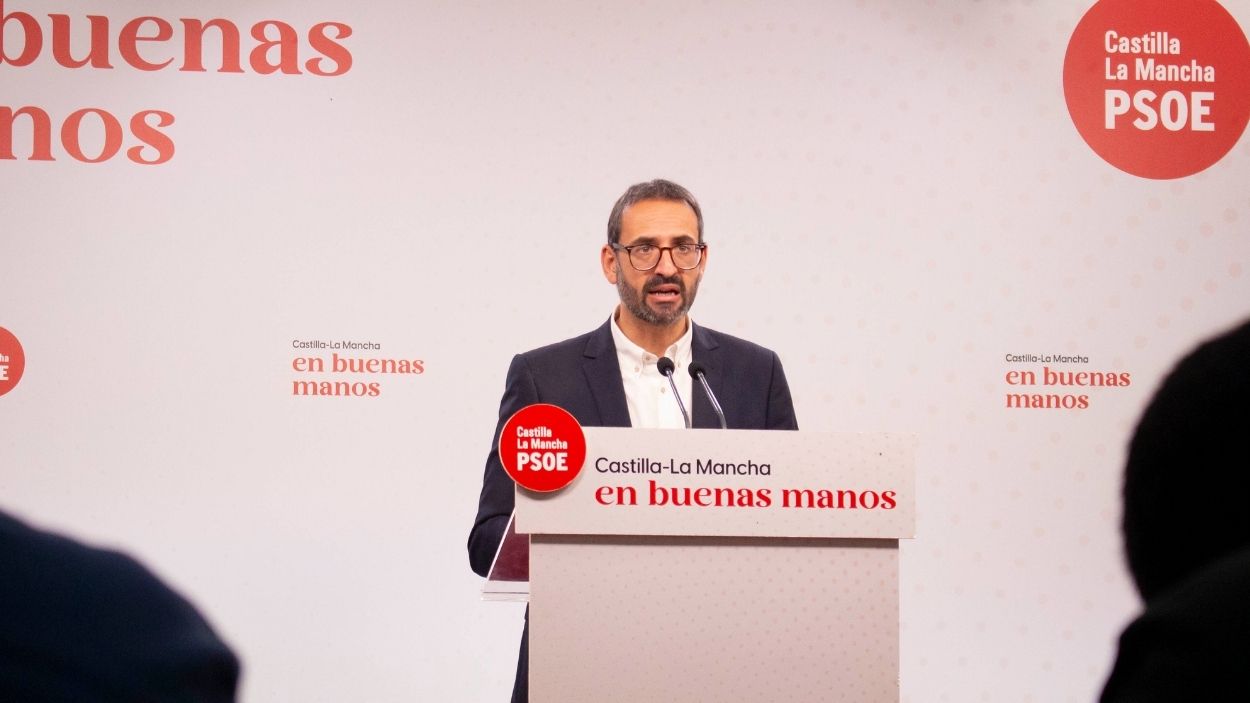 Sergio Gutiérrez, secretario de Organización del PSOE de Castilla-La Mancha. PSOE CLM.