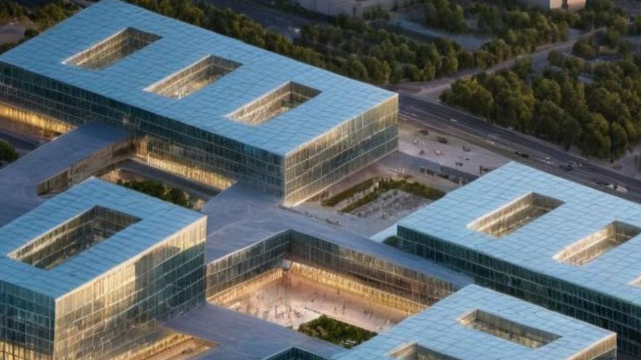Render del futuro Hospital Clínic de Barcelona, símbolo de la medicina personalizada