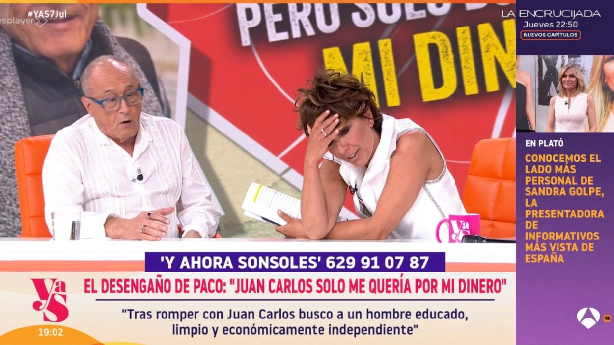 Sonsoles Ónega en 'Y ahora, Sonsoles'. Atresmedia