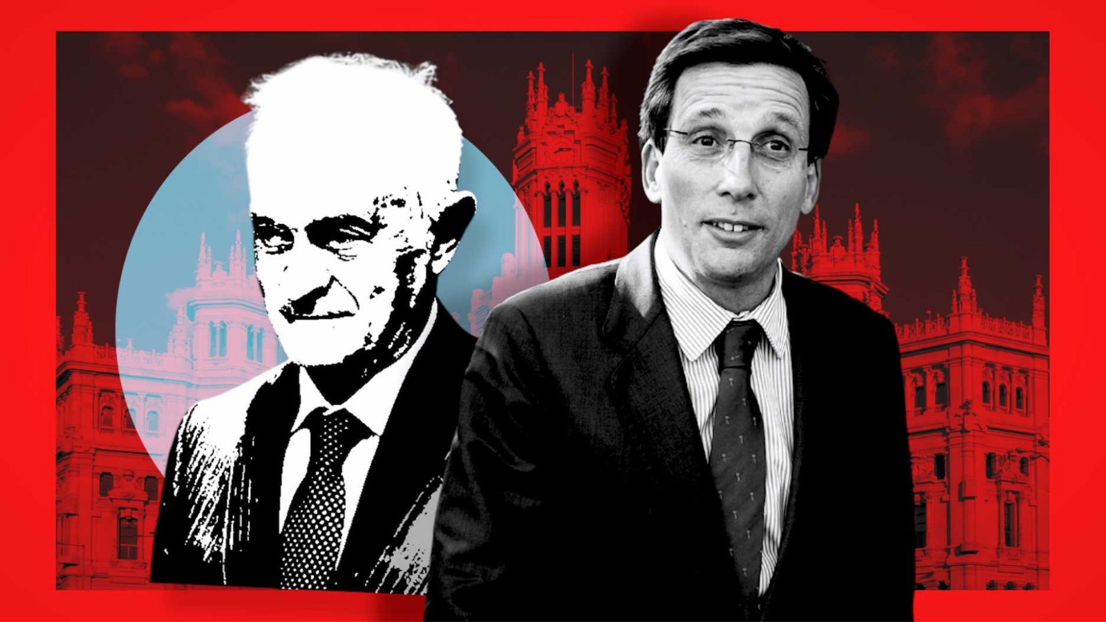 El juez Juan Carlos Peinado y José Luis Martínez Almeida