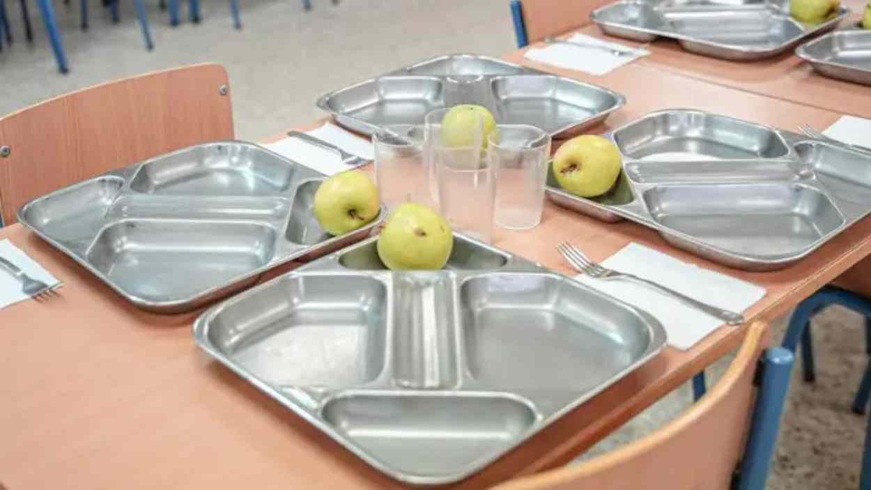 Imagen de archivo de un comedor escolar. EP