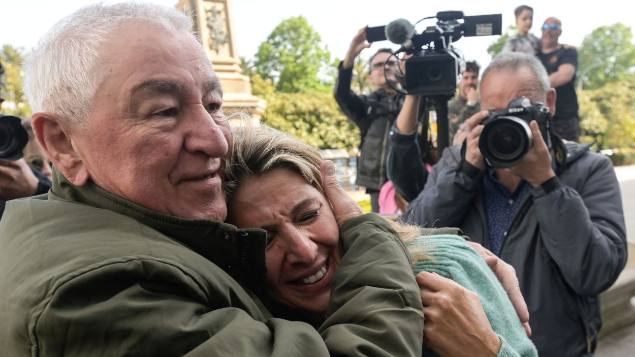Suso Díaz y Yolanda Díaz. EP