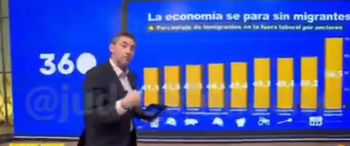 Javier Ruiz desmonta de un plumazo la propuesta de Vox de expulsar a  millones de inmigrantes: "Poco sustentada en cifras"