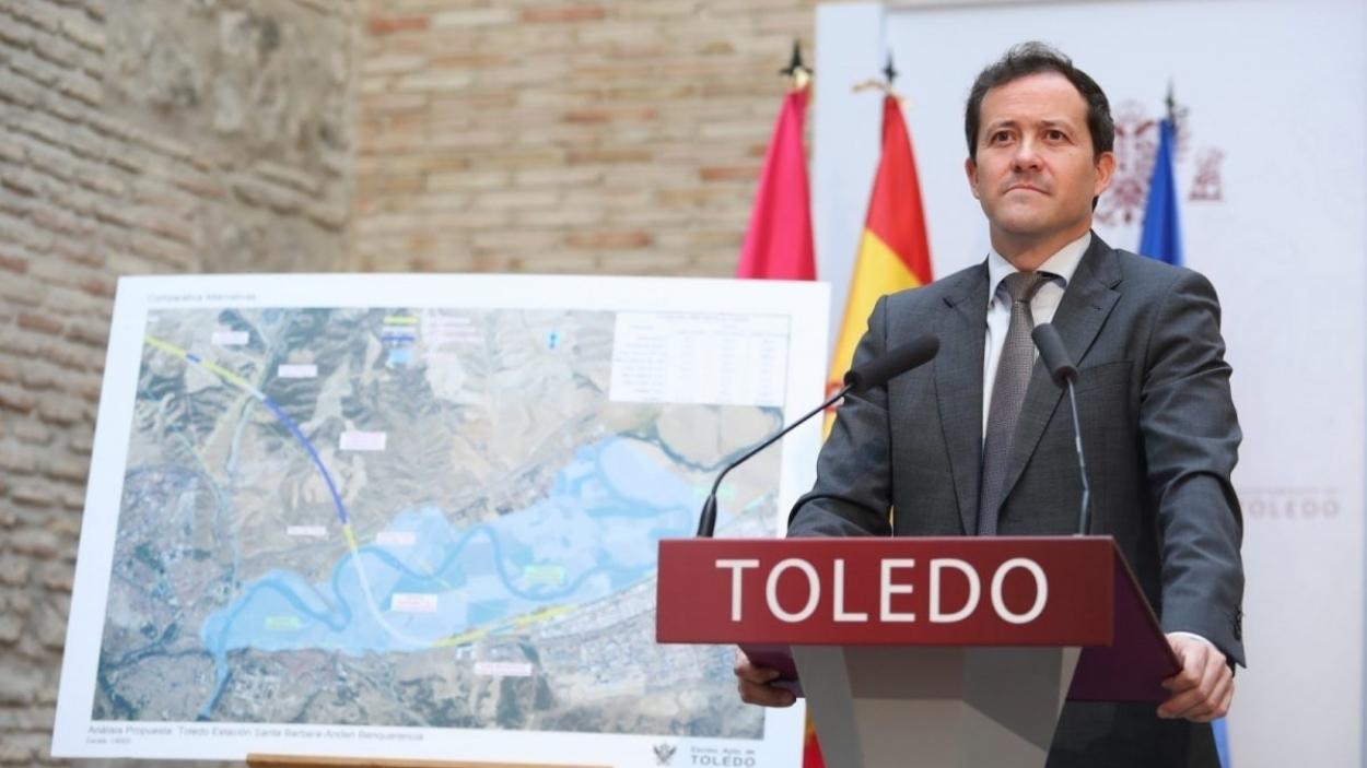 Carlos Velázquez, alcalde de Toledo. Archivo EP.