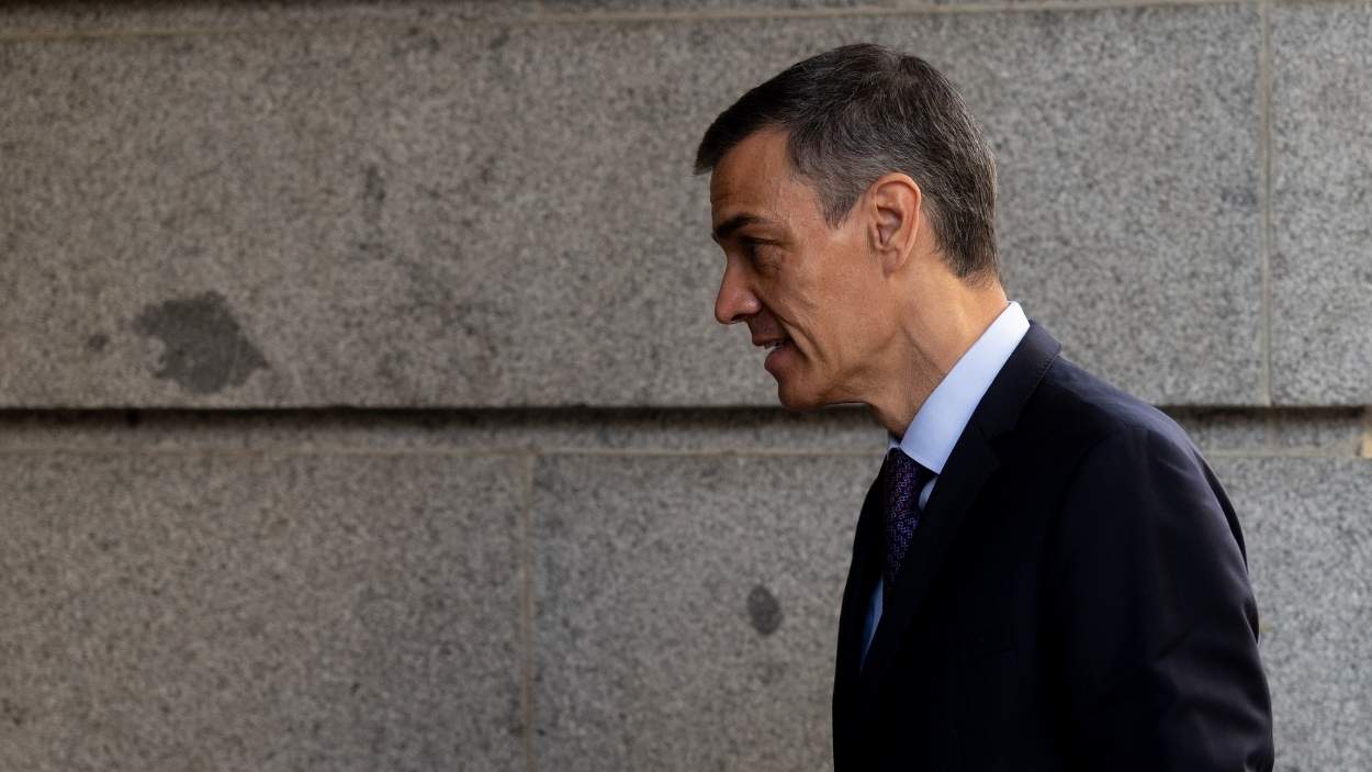 El presidente del Gobierno, Pedro Sánchez, interviene durante un pleno extraordinario, en el Congreso de los Diputados