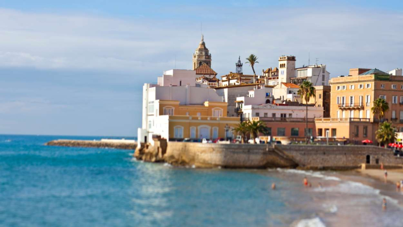 El pueblo de Sitges El pueblo de Sitges
