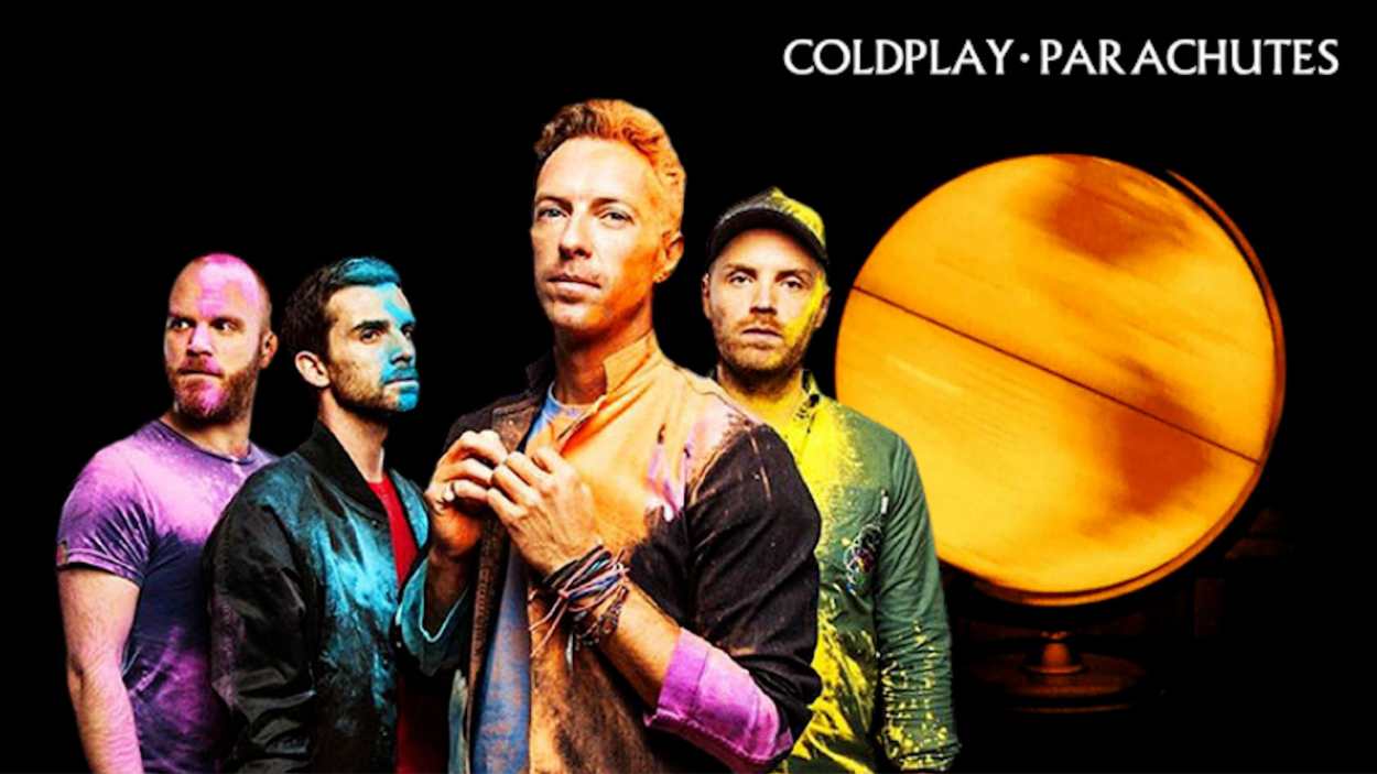 Ilustración de la banda británica Coldplay. Elaboración propia