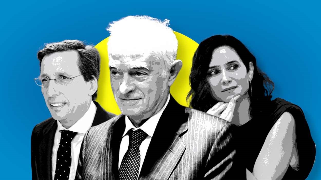José Luis Martínez Almeida, Juan Carlos Peinado e Isabel Díaz Ayuso