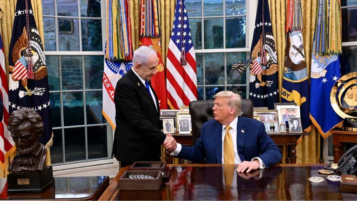 Trump y Netanyahu en la Casa Blanca. EP
