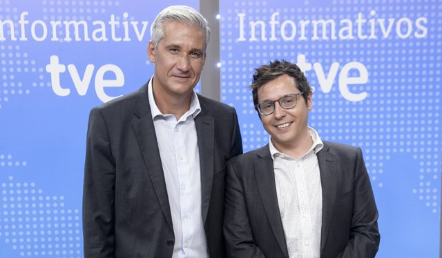Victor Arribas y Sergio Martín, las dos estrellas de TVE esta temporada, han cumplido de lleno: se han estrellado con las audiencias. Foto RTVE