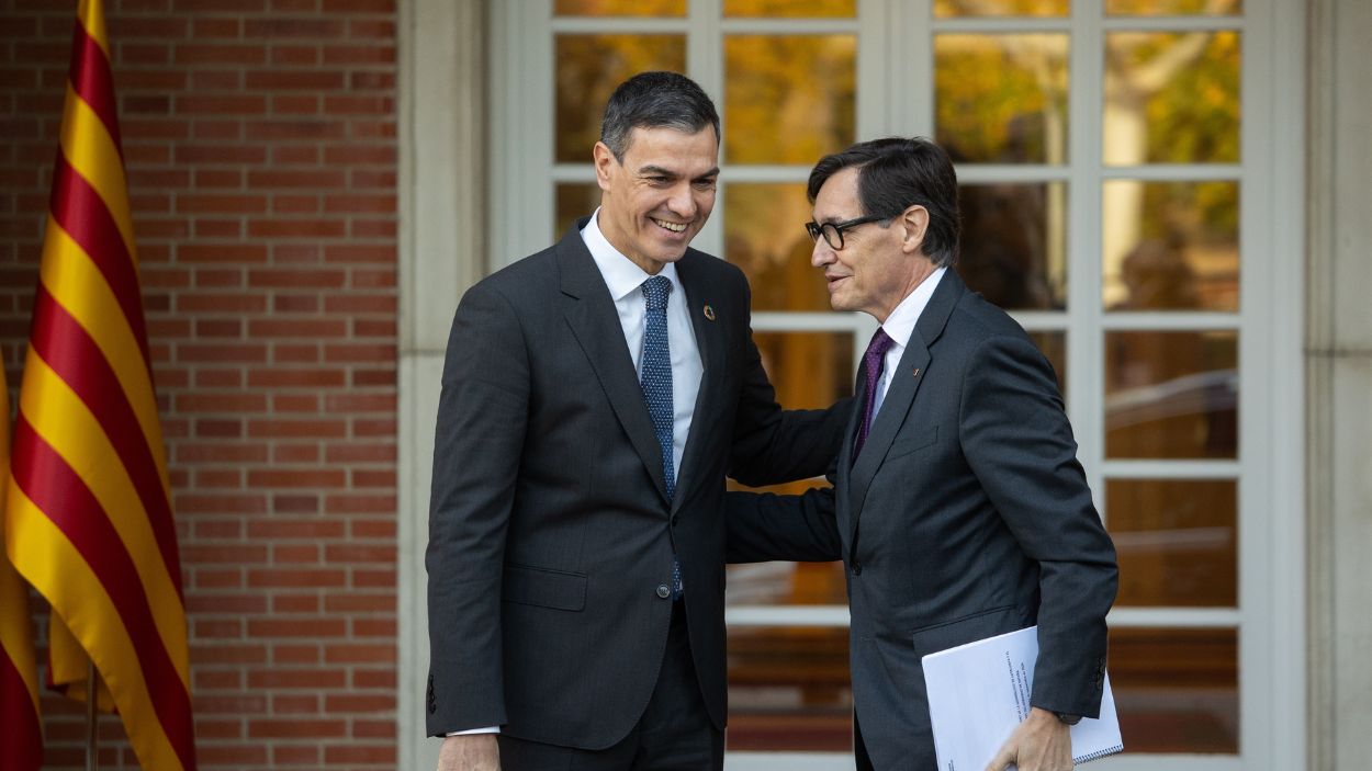 Pedro Sánchez y Salvador Illa. EP. 