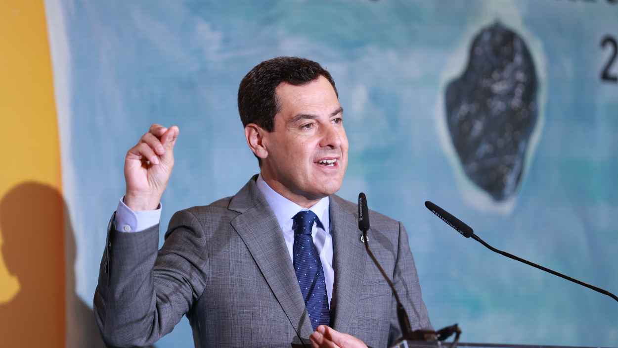 Juan Manuel Moreno Bonilla en un acto. EP