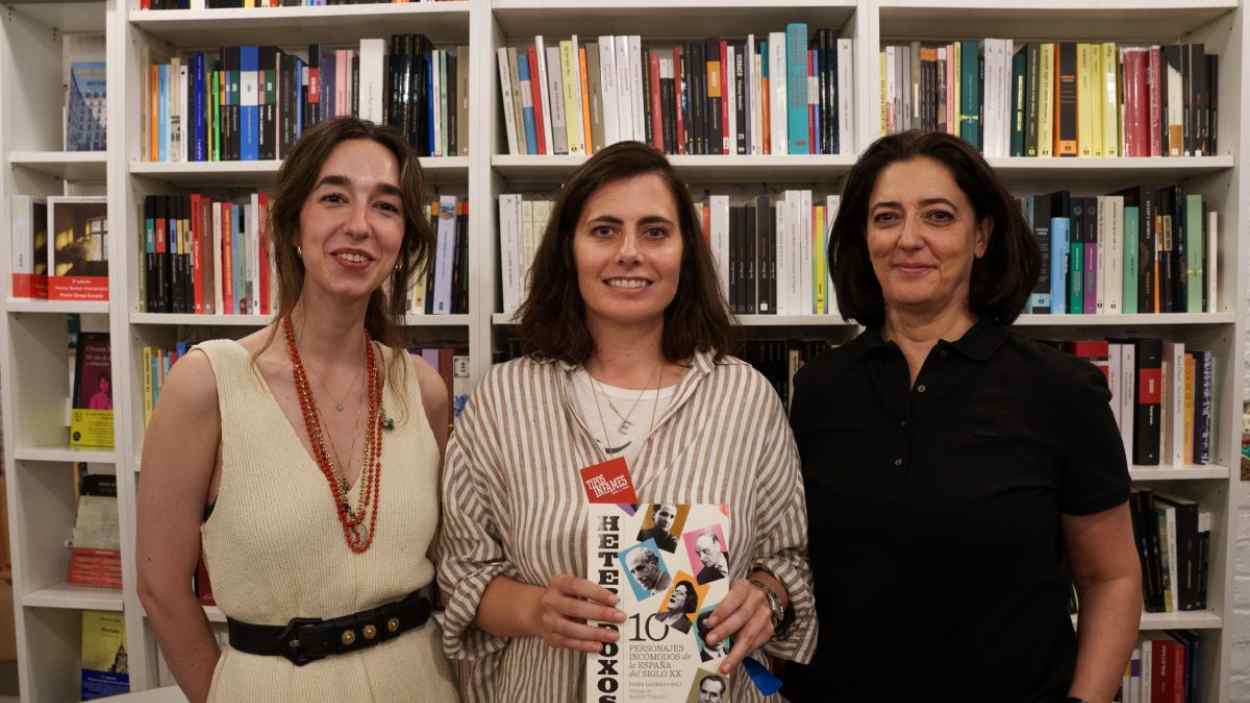 De izquierda a derecha Charo Lagares, Emilia Landaluce y Rosa Belmonte