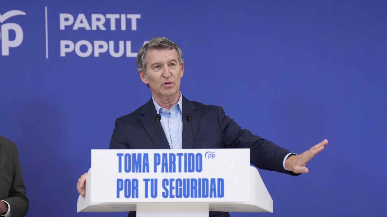 Feijóo, líder del PP. EP