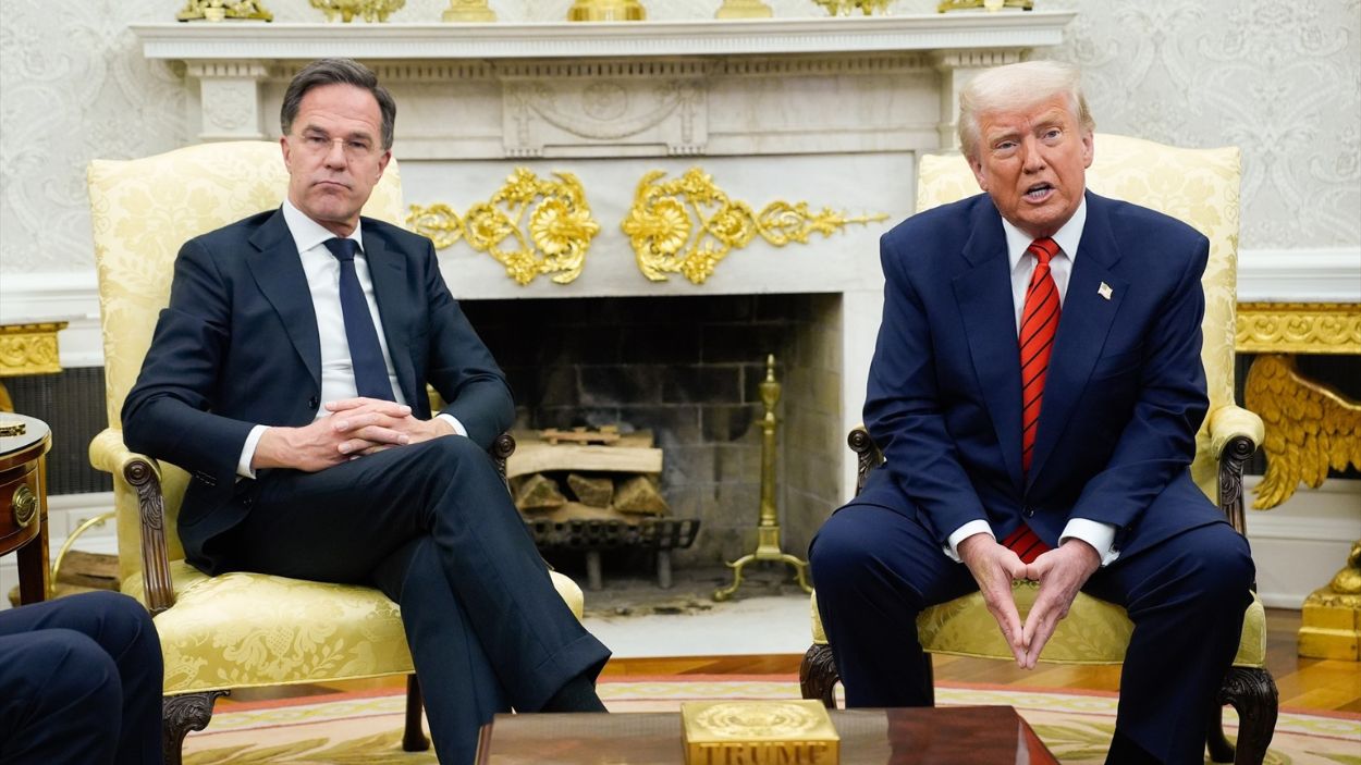 Donald Trump y Mark Rutte. EP.