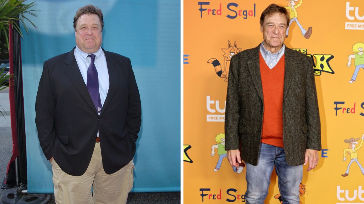 John Goodman sorprende a todos en la presentación de 'Los Pitufos'