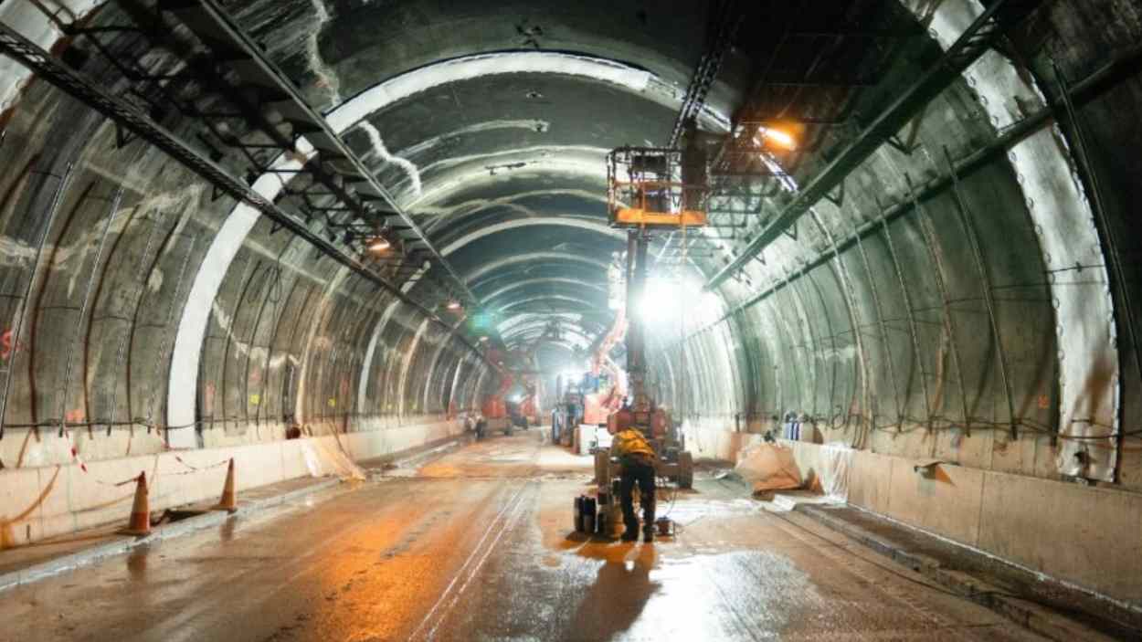 Las obras del Túnel de la Rovira avanzan
