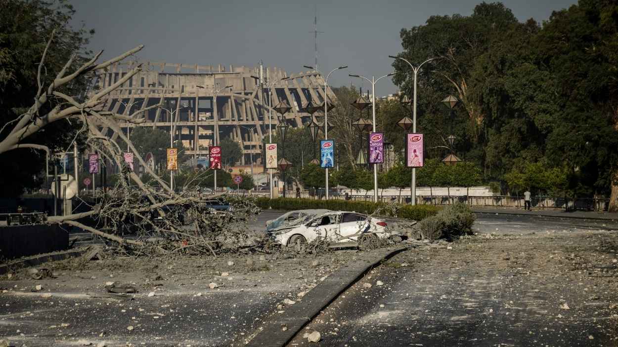 Ataque aéreo israelí en Damaso. EP