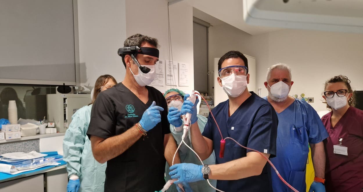 Primera crioablación con microondas para tumor pulmonar realizada en el HUCA, Asturias. Principado de Asturias