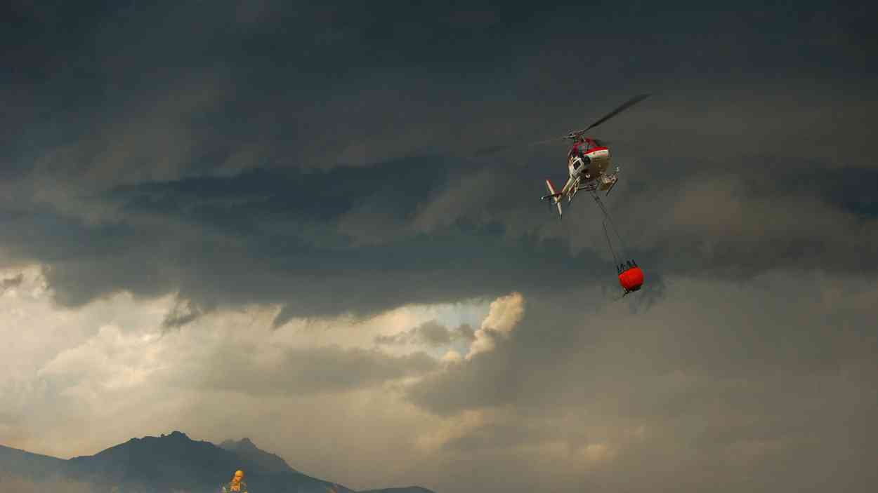 Los medios aéreos son claves en la extinción de incendios