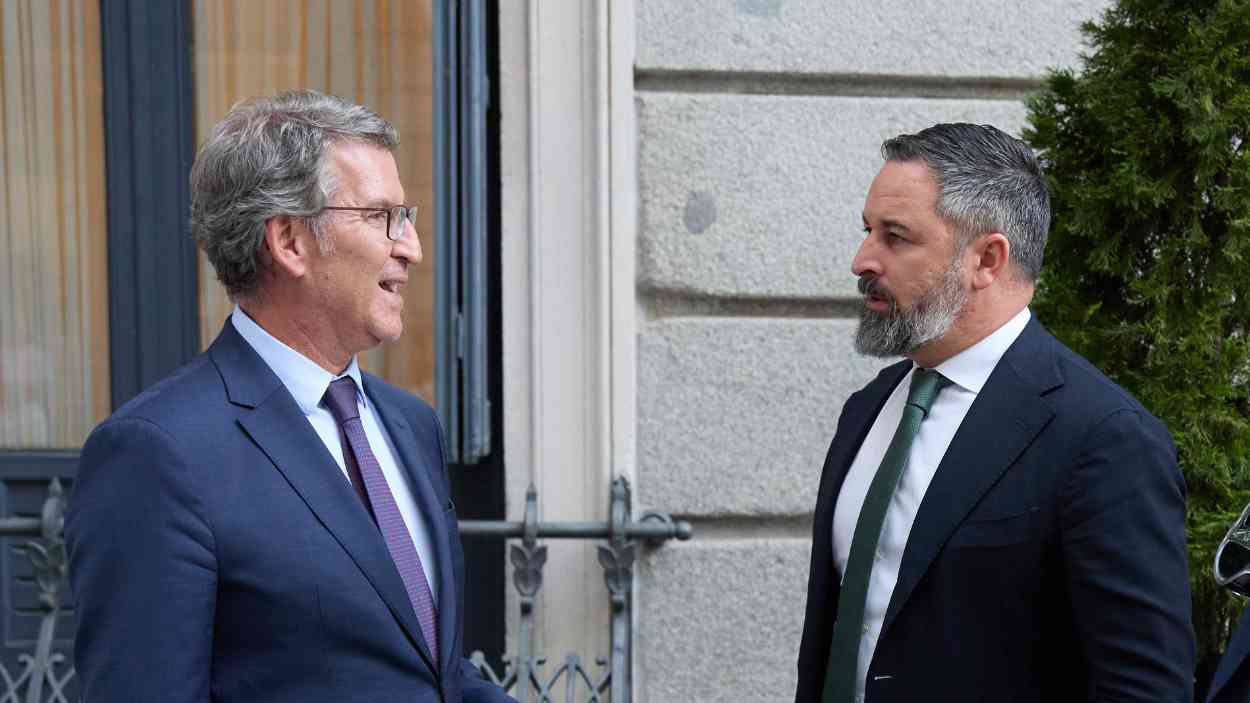Feijóo y Abascal. EP
