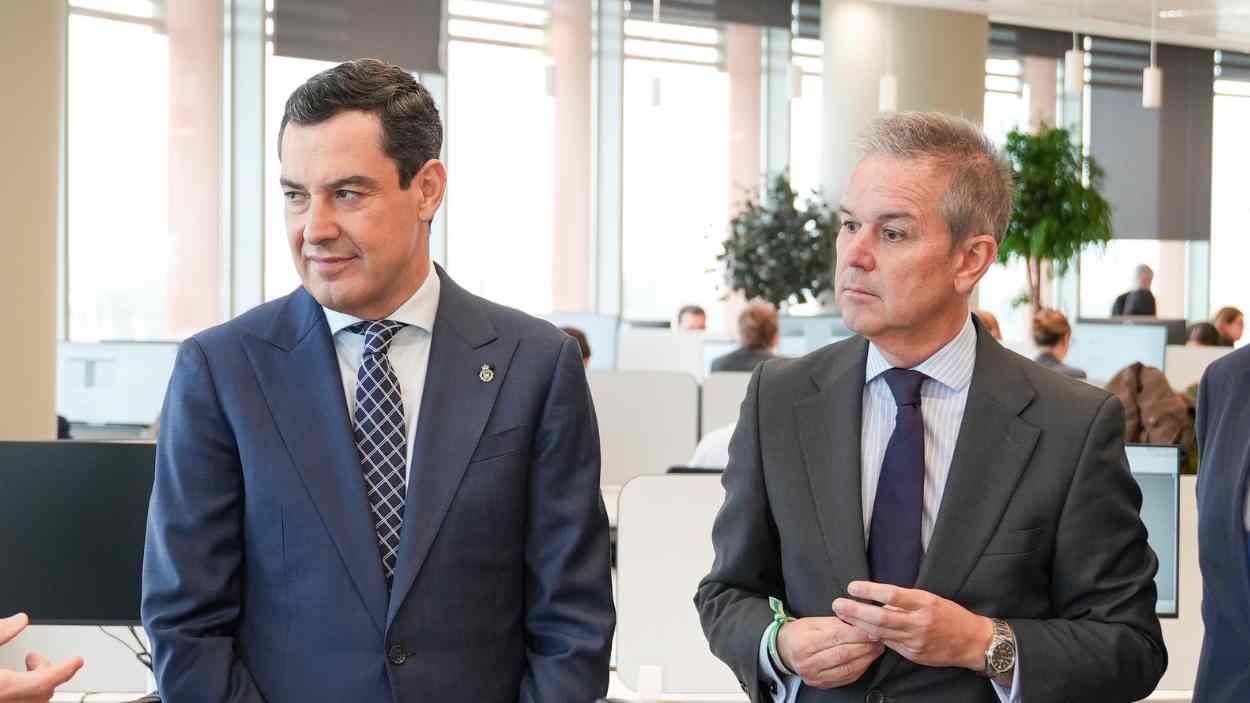 Juan Manuel Moreno Bonilla y José Alberto García Valera. EP