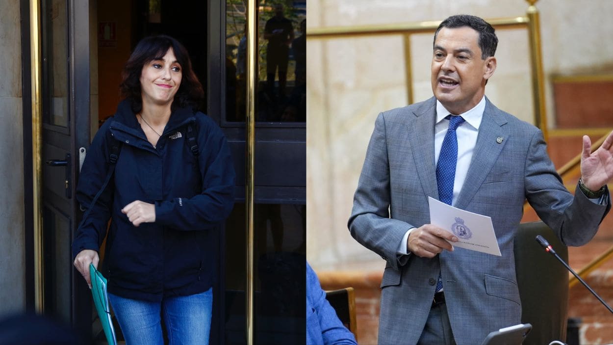 Juana Rivas y Juan Manuel Moreno Bonilla. Montaje propio