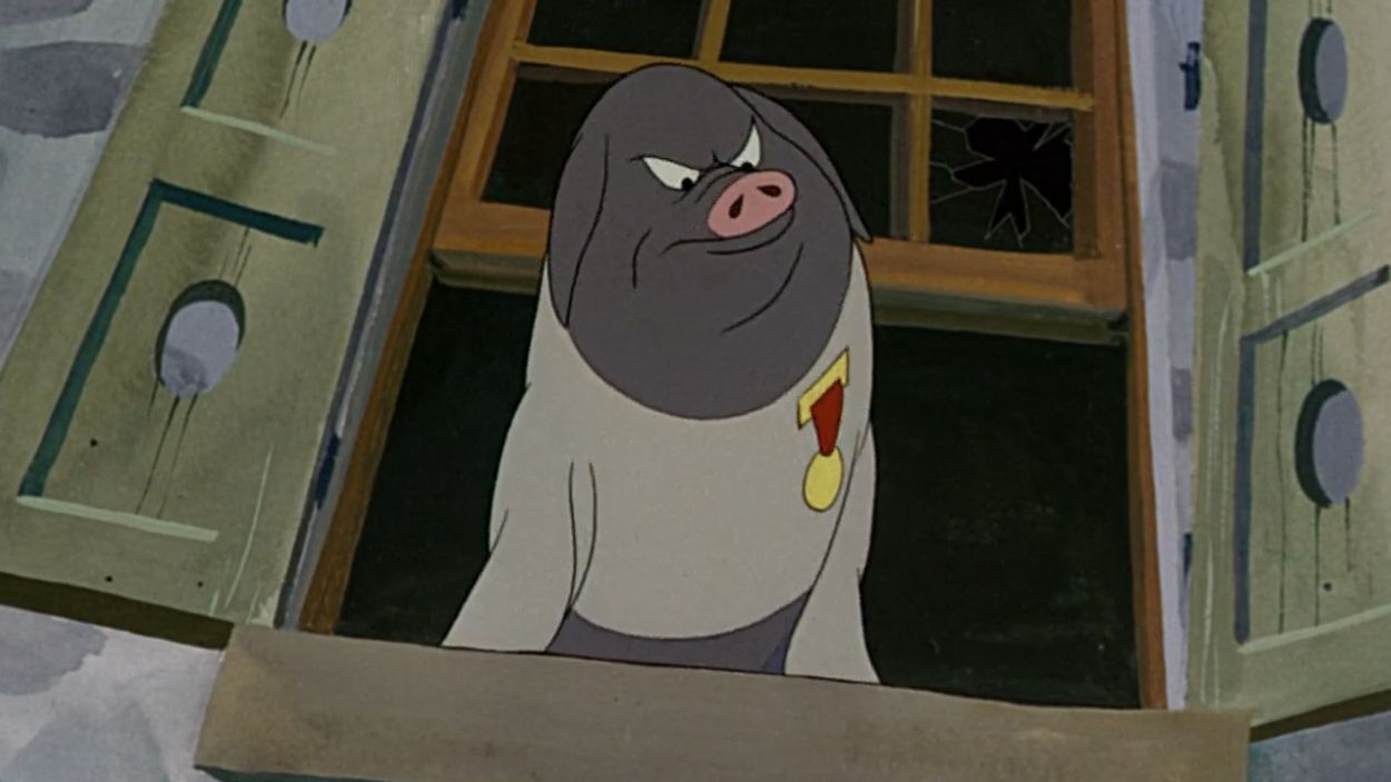 Napoleón, protagonista película 'Rebelión en la granja' (1954)