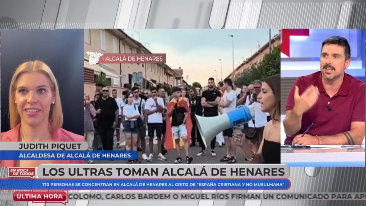 Ramón Espinar y Judith Piquet debaten en 'En boca de todos'. Cuatro
