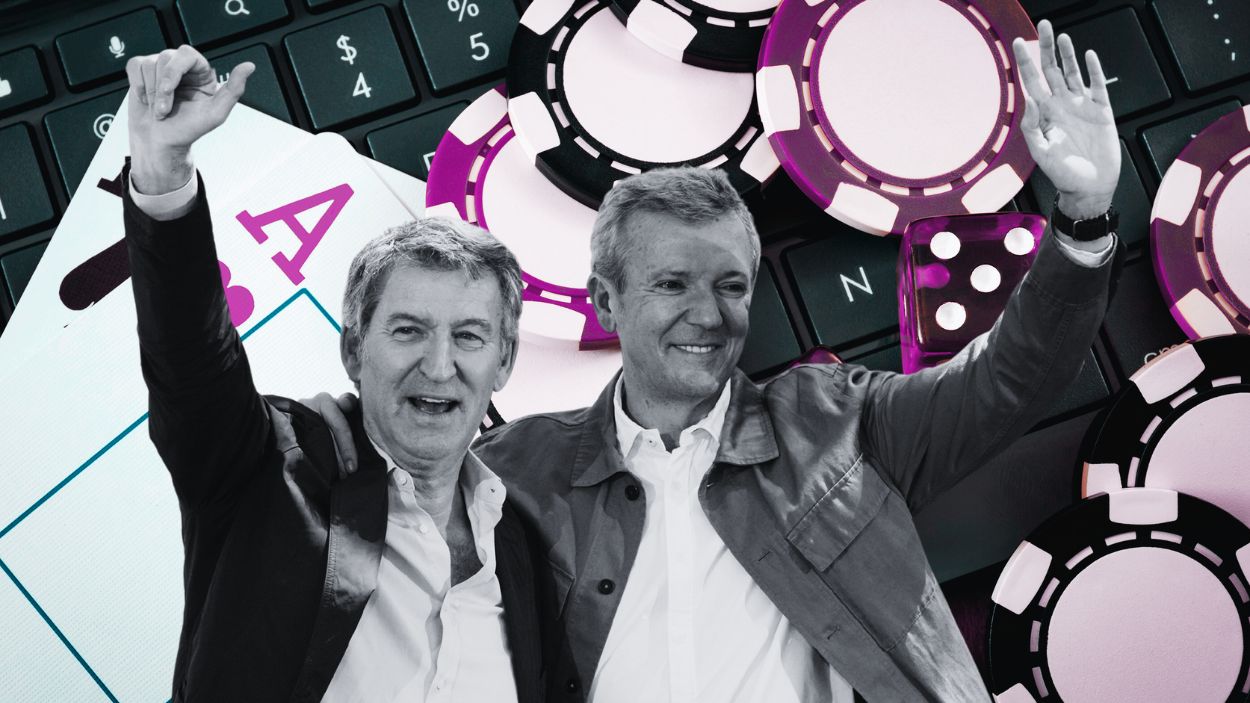 Alberto Núñez Feijóo y Alfonso Rueda. Elaboración Propia. 