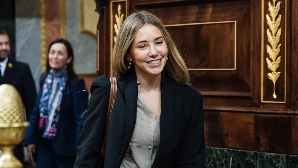 Noelia Núñez en el Congreso de los Diputados. EP