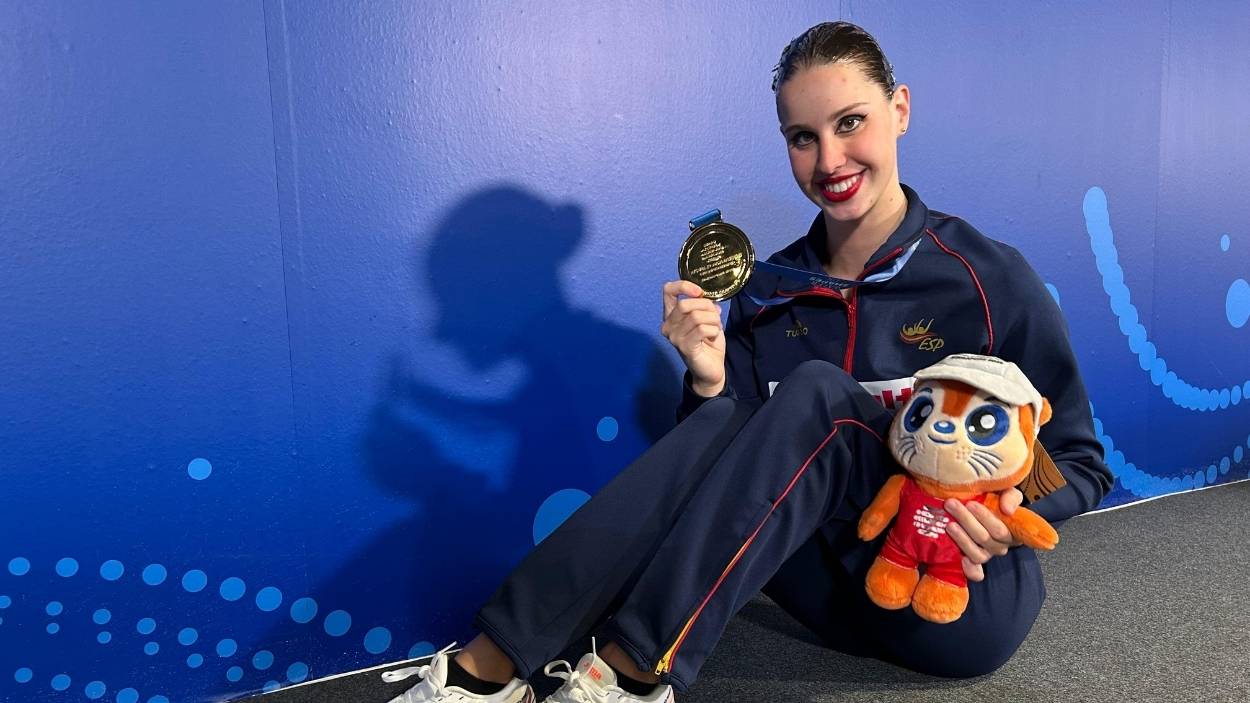 Iris Tió, medalla de oro en solo libre. EP