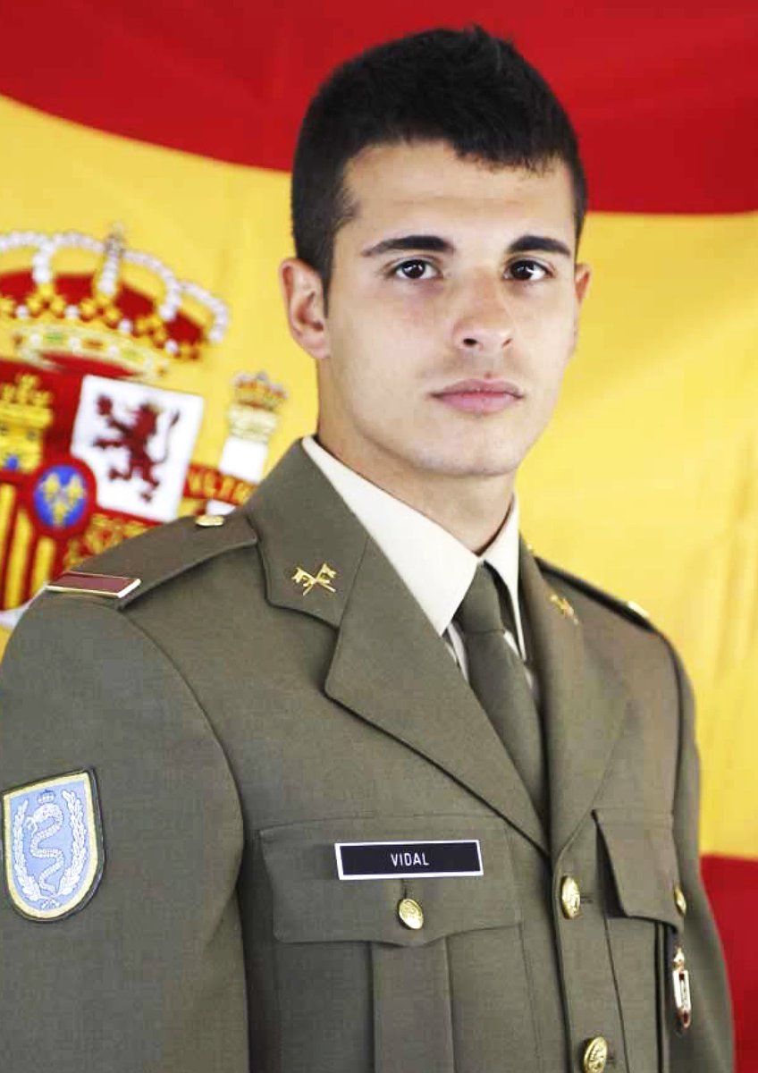 El soldado español Arón Vidal, fallecido en un accidente en Irak. 