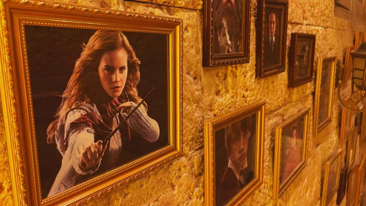 Varios de los personajes de la saga forman parte de las galerías de retratos.